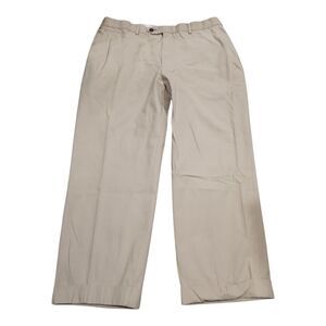 Brooks Brothers Pants Men Khaki 346‎ Regent Fit 44S/38W 100% Cotton Short Length